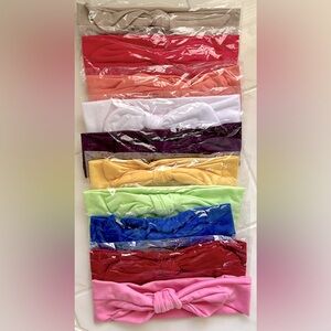 🟢New Colorful Knotted Headbands Bundle (10)